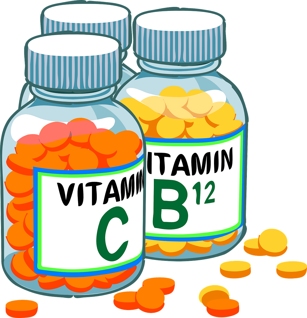 Vitamin B12 Vitamin C