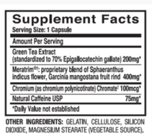leptigen-origional-ingredients-label