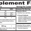 Okinawa Flat Belly Tonic Nutrition Facts