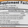Keto GT Advanced supplement facts