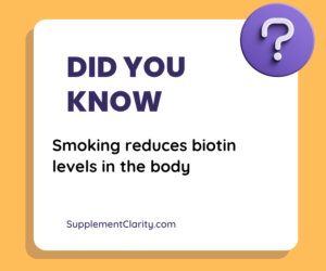 biotin-smoking